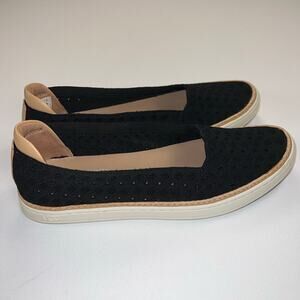 UGG Tammy Slip On Casual Shoes Black Knit Upper Stretchy 1108671 Size 7